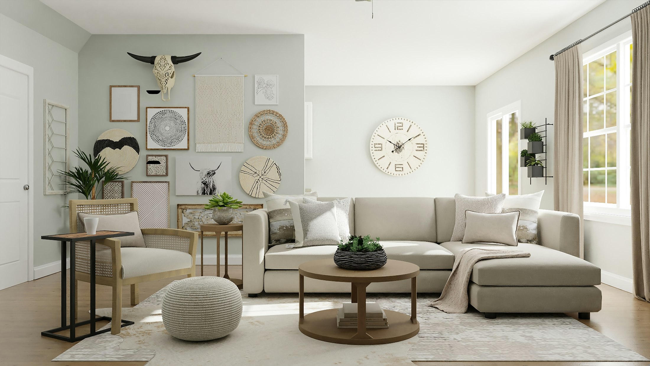 Interior residencial luminoso en el sur de Florida — fotografía de muestra